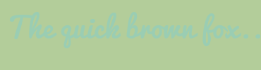 Image with Font Color 9ACDB3 and Background Color B3CD9A